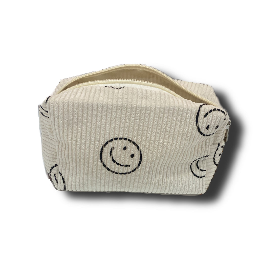 Smiley Face Cosmetic Pouch
