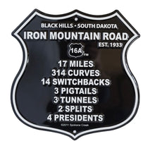 Load image into Gallery viewer, Iron Mountain Road Metal Sign
