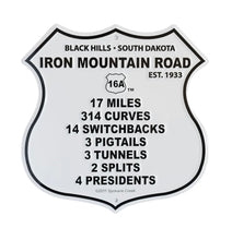 Load image into Gallery viewer, Iron Mountain Road Metal Sign
