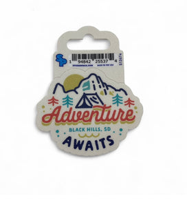 Adventure Awaits Sticker Large