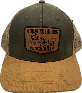 Rushmore Leather Patch- Olive/Khaki