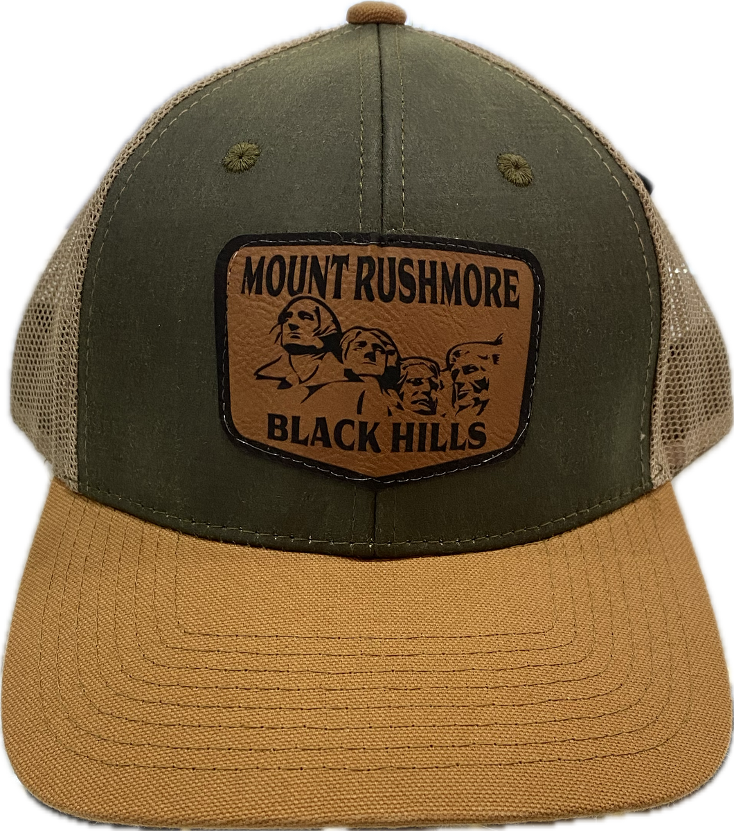 Rushmore Leather Patch- Olive/Khaki