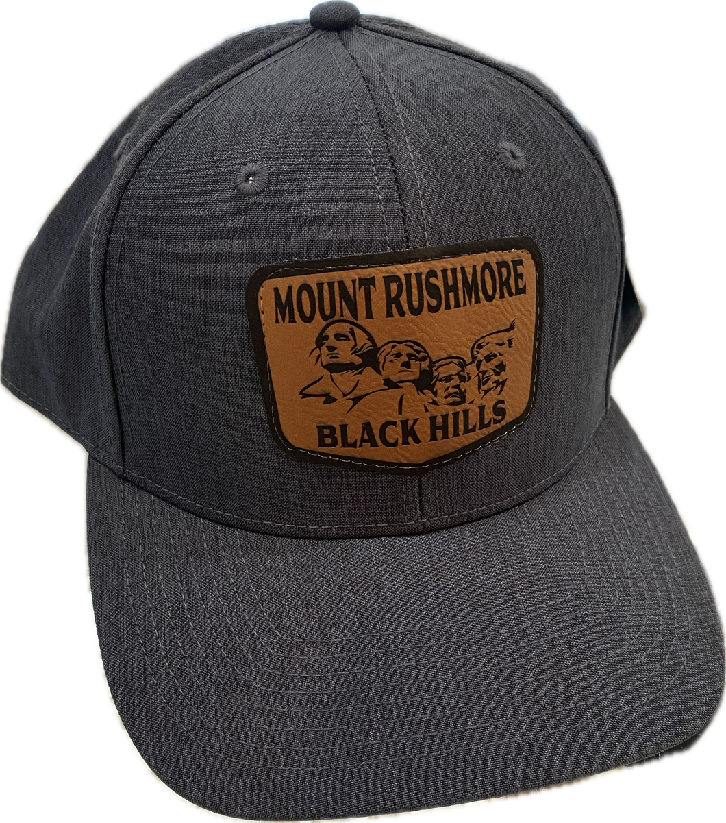 Rushmore Leather Patch Hat- Navy