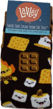 Load image into Gallery viewer, Campers Have S&#39;more Fun Socks- Youth
