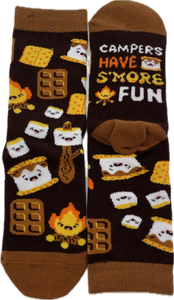 Campers Have S'more Fun Socks- Youth