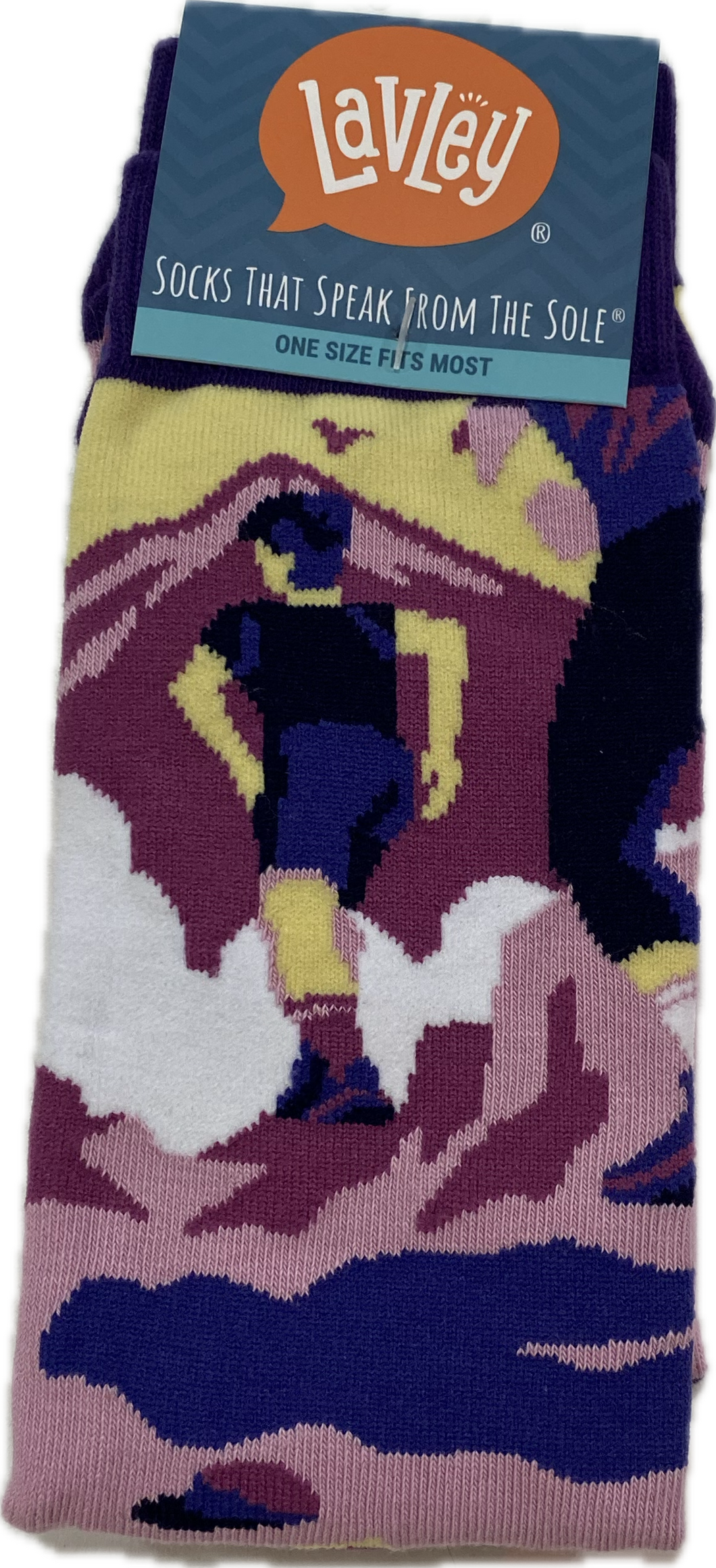 Rise and Climb Purple Socks