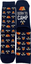 Load image into Gallery viewer, Born To Camp Socks
