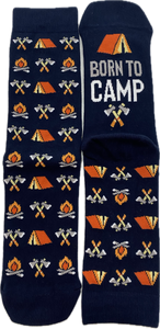 Born To Camp Socks