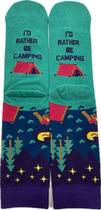 I'd Rather Be Camping Socks