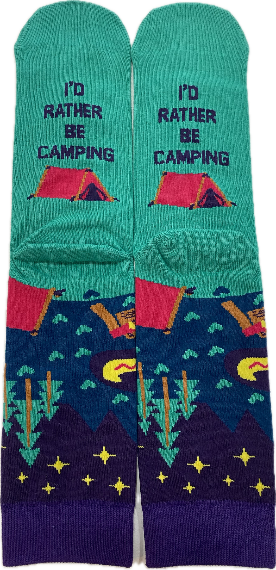 I'd Rather Be Camping Socks