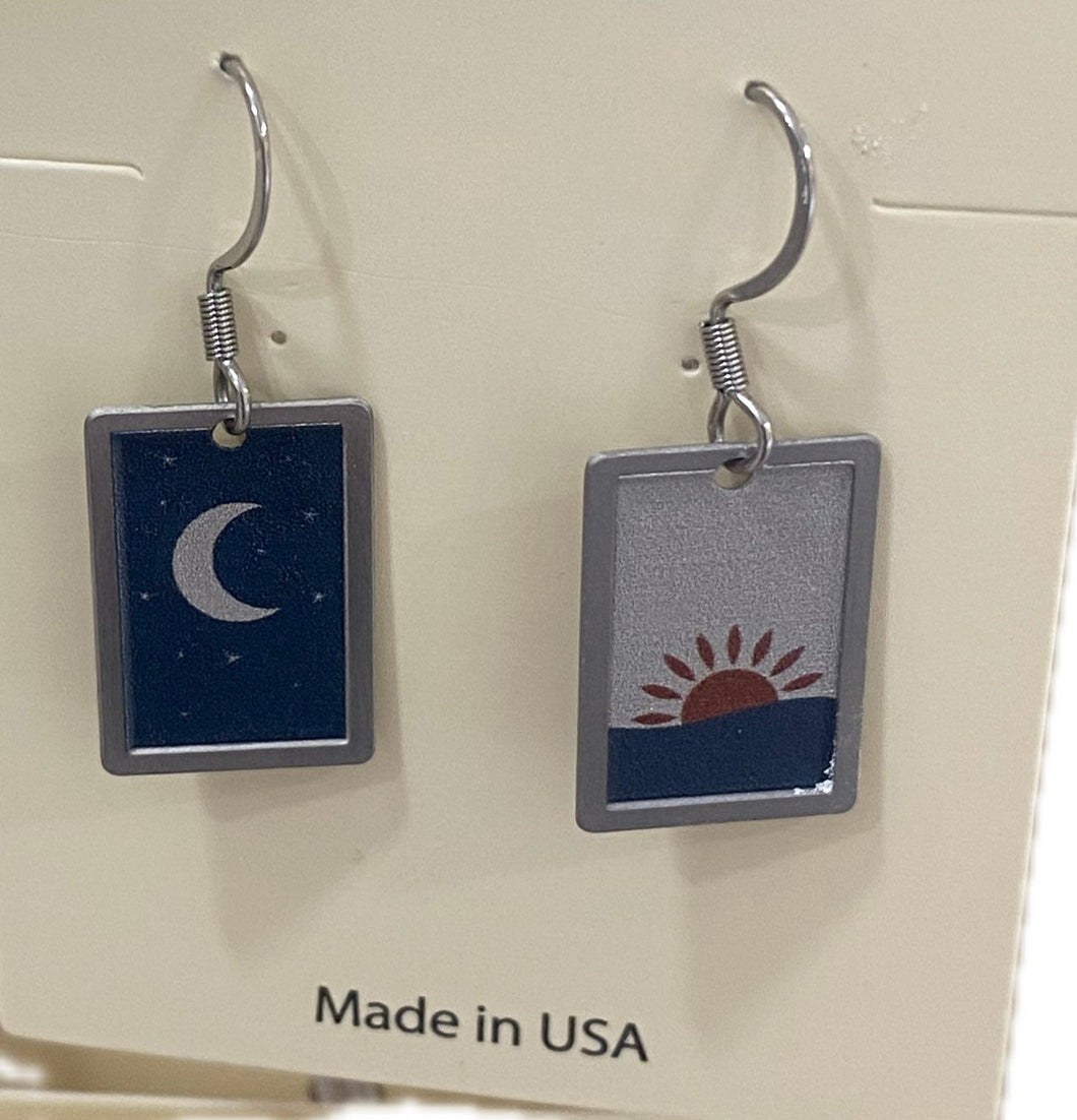 Moon and Sun Earring