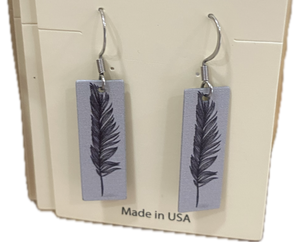 Dangle Feather Earring