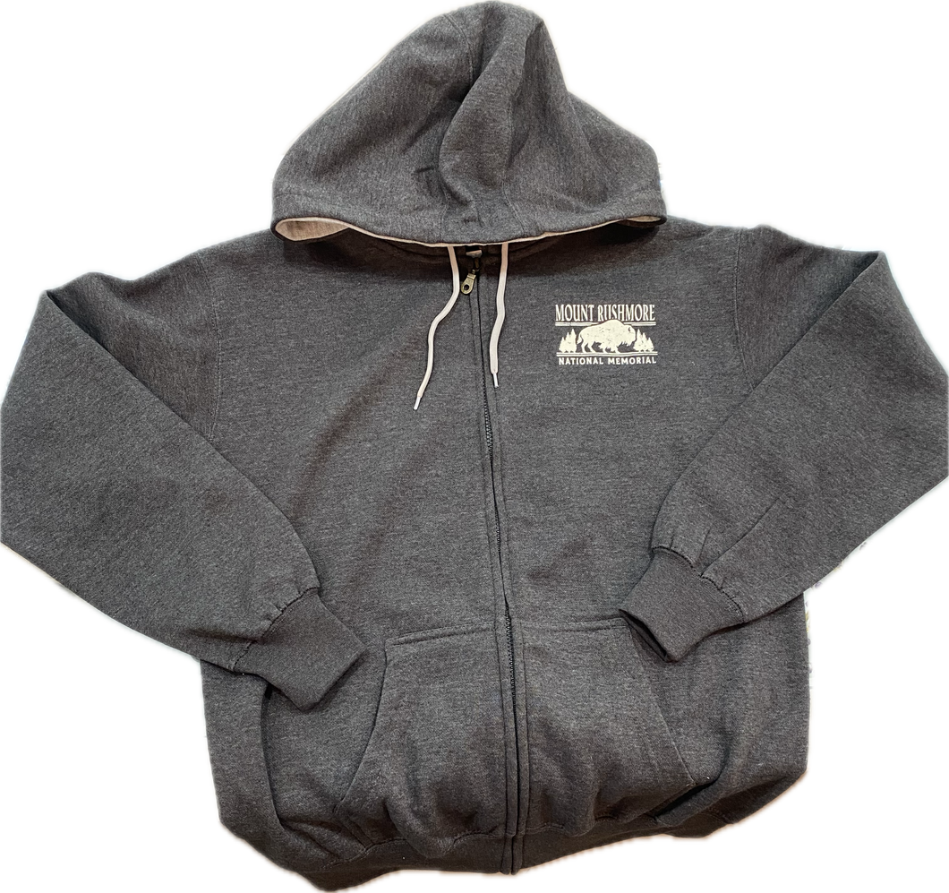Racket Full Zip Charcoal