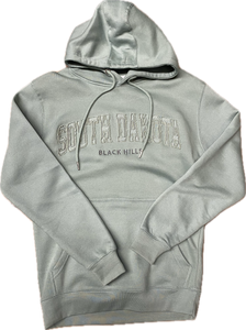 Tonal Applique Hoodie- Basil