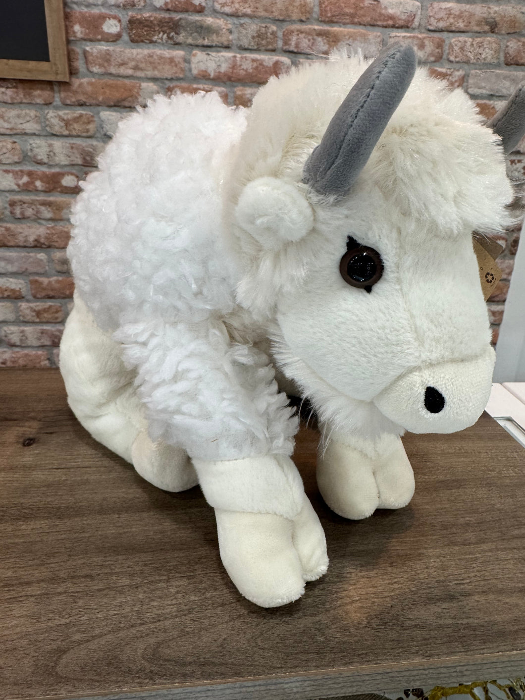 Stuffed White Bison 12