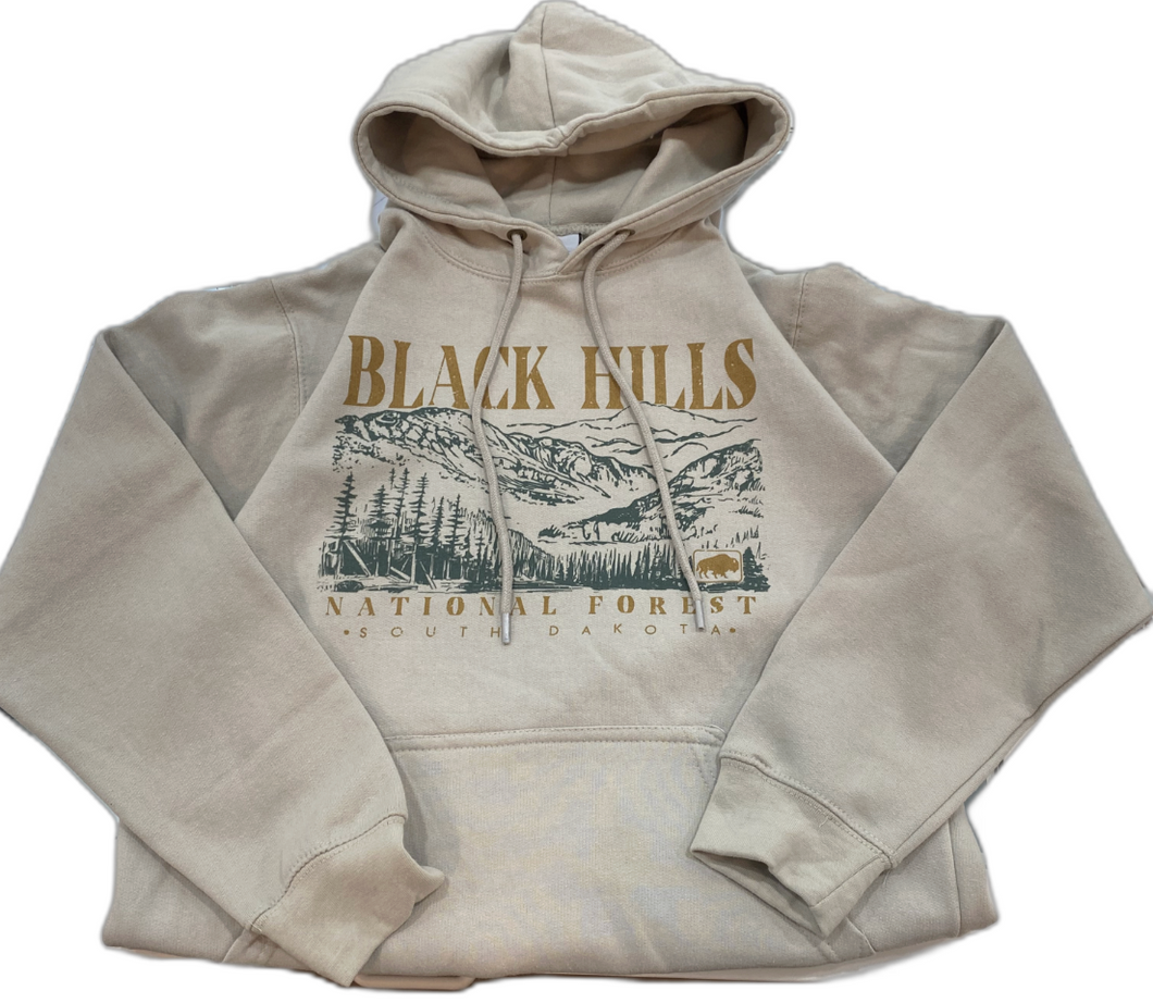 Cream Black Hills National Forest Hoodie