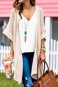 Short sleeved Knit Cardigan