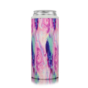 Cotton Candy Slim Cam Koozie