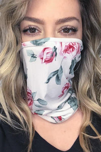 Face mask/head wrap-floral