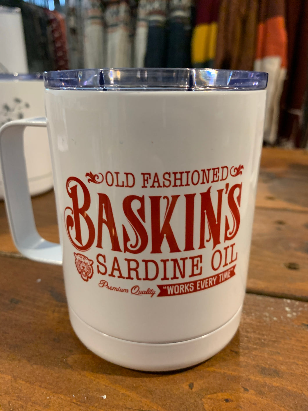 Baskins Sardine Oil Stainless Steel Insulated Mug 10oz