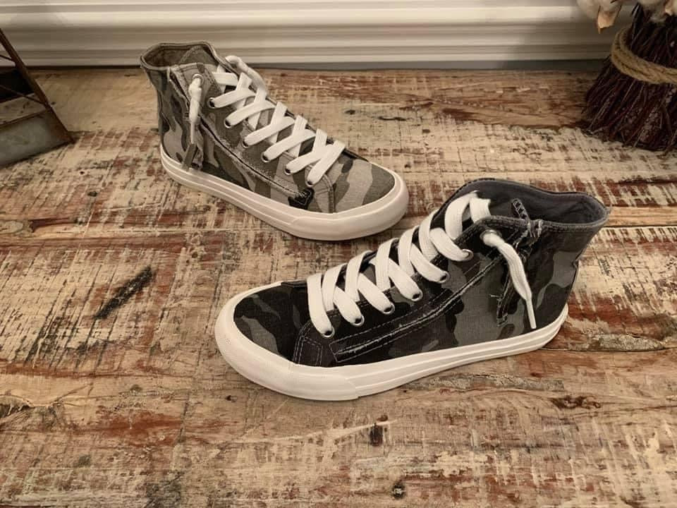 GREY CAMO -Rossi High Top