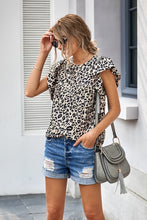 Load image into Gallery viewer, Leopard Print Ruffle Sleeve
