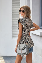 Load image into Gallery viewer, Leopard Print Ruffle Sleeve
