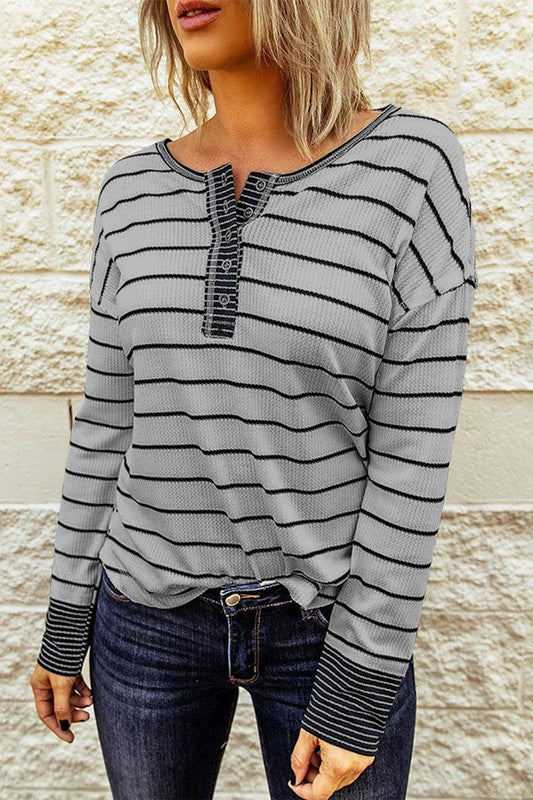 Striped thermal-gray